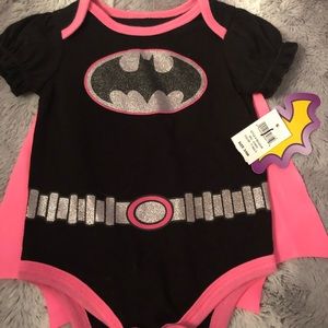 Baby girls Batman onesie
